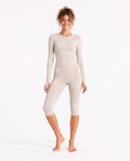 Organic Cotton Seamless Capri Leggings