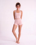 Organic Cotton Seamless Ribbon Shorts