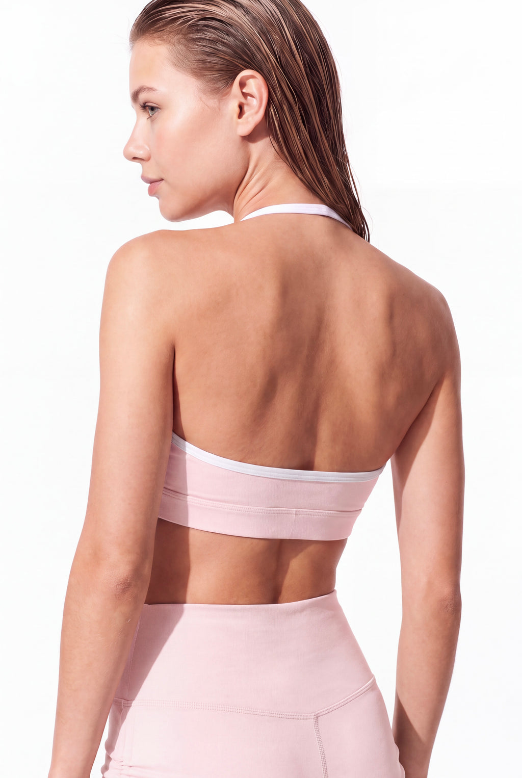 Organic Cotton Halter Sports Bra