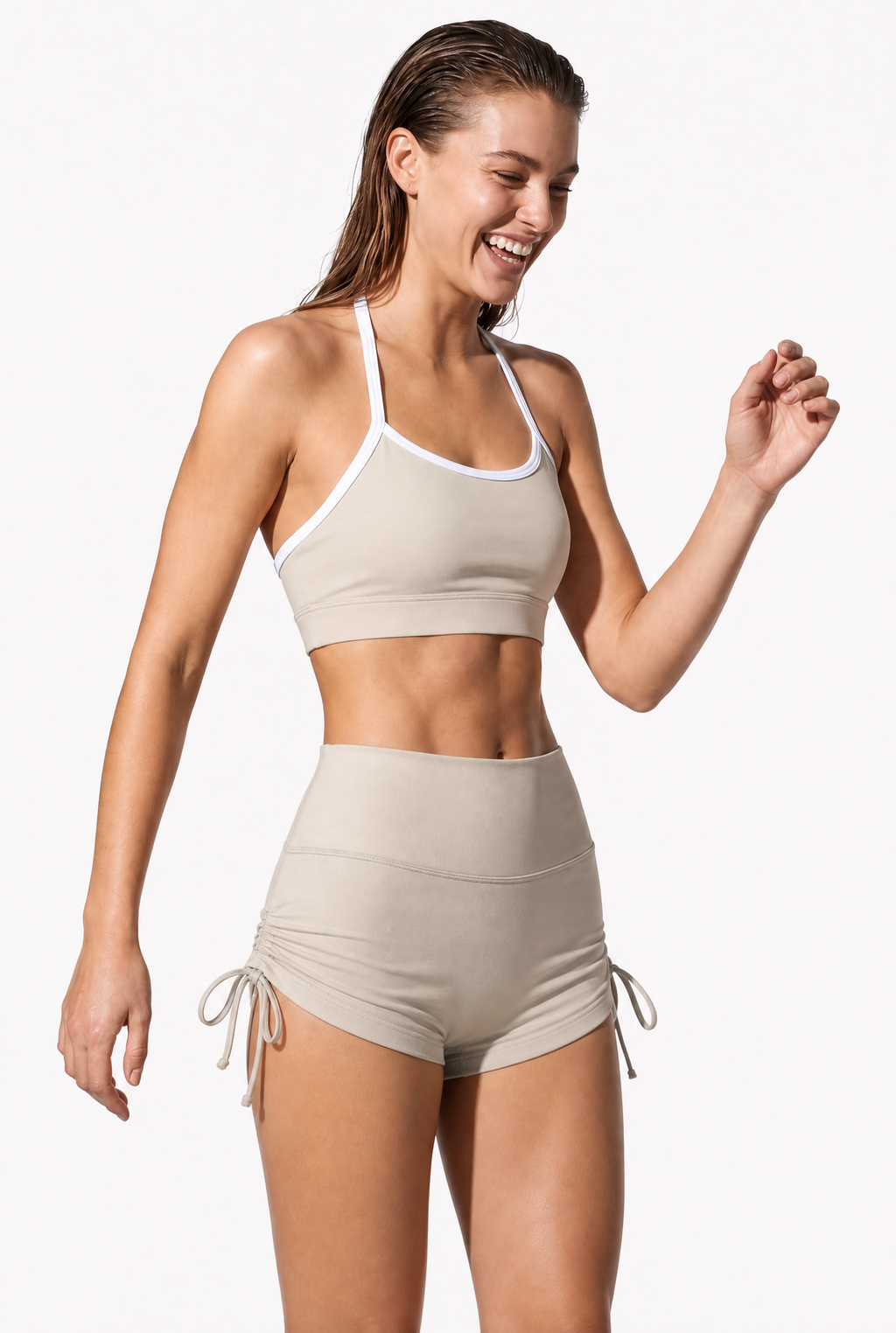 Organic Cotton Racerback Sports Bra