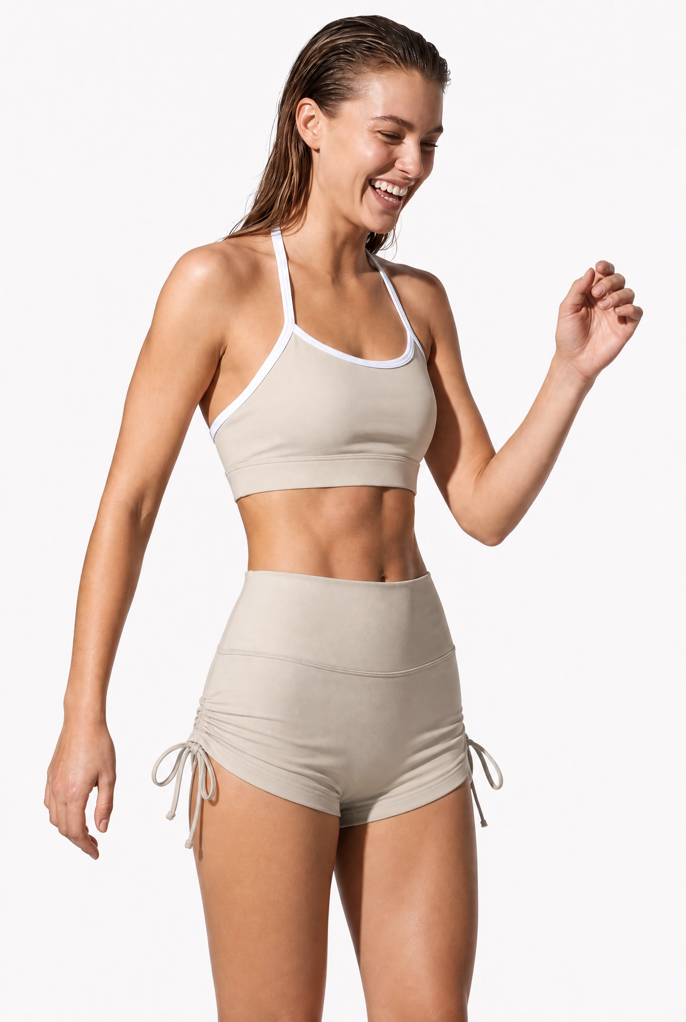 Organic Cotton Racerback Sports Bra